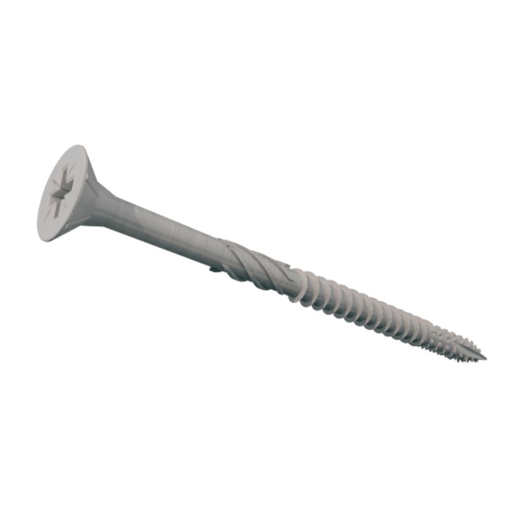Samac Fixings Performance Exterior Screws - Silver Countersunk Box - JJ Building Materials