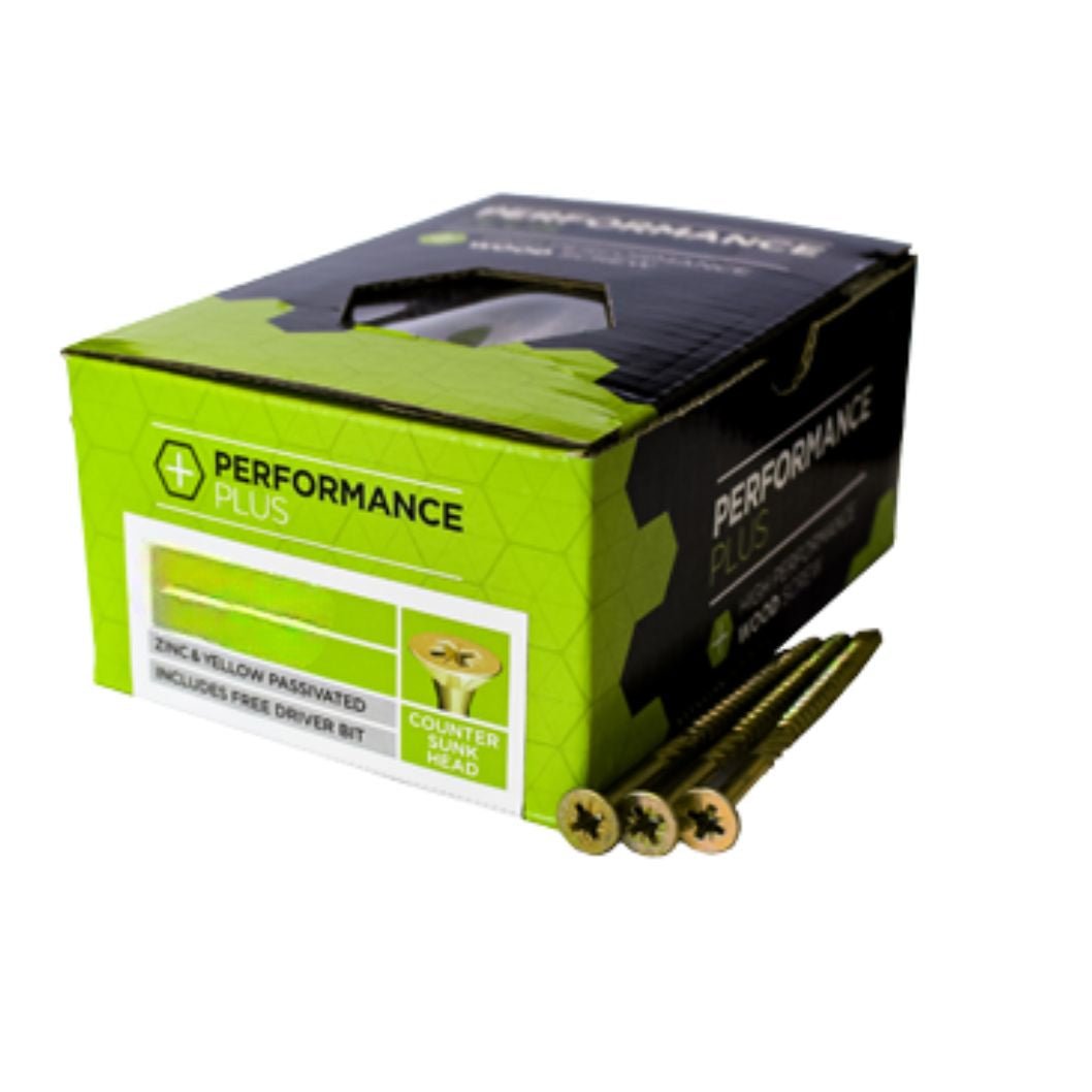 Samac Fixings Performance Plus Wood Screws Box - JJ Building Materials