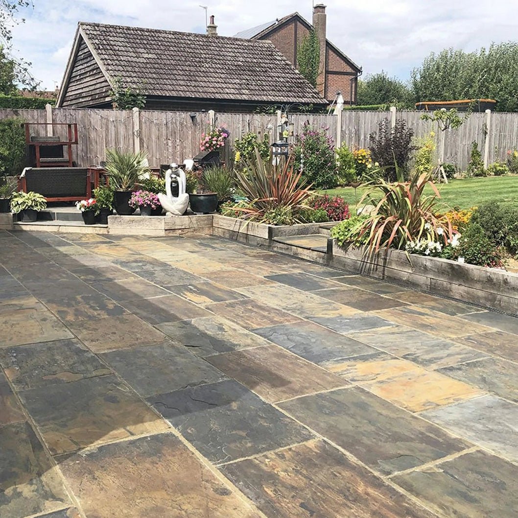 Select Copper 20mm Slate Paving Slab - JJ Building Materials