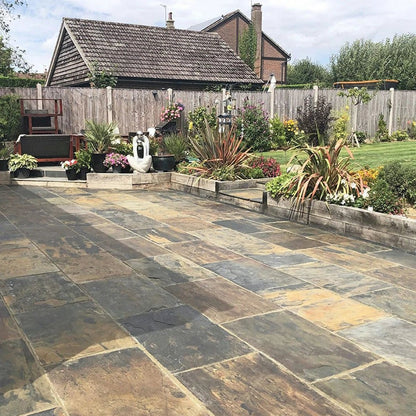 Select Copper 20mm Slate Paving Slab - JJ Building Materials