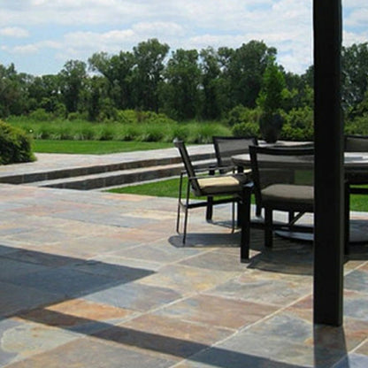 Select Copper 20mm Slate Paving Slab - JJ Building Materials