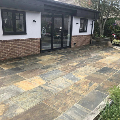 Select Copper 20mm Slate Paving Slab - JJ Building Materials
