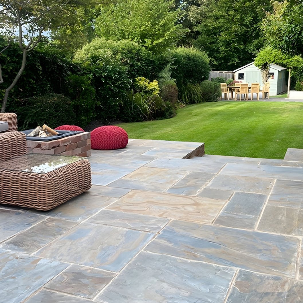 Select Copper 20mm Slate Paving Slabs - Patio Kit - JJ Building Materials