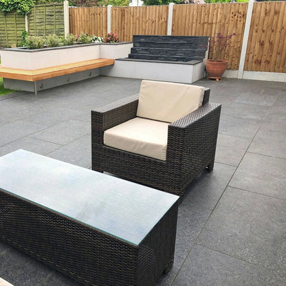 Shadow Black 20mm Granite Paving Slabs