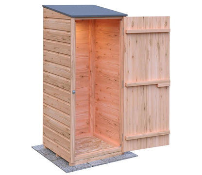Shire 2 x 2ft Shiplap Wooden Tool Shed - JJ Building Materials