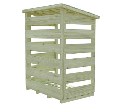 Shire 2 x 3ft Pressure Treated Log Store - JJ Building Materials
