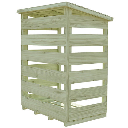 Shire 2 x 3ft Pressure Treated Log Store - JJ Building Materials
