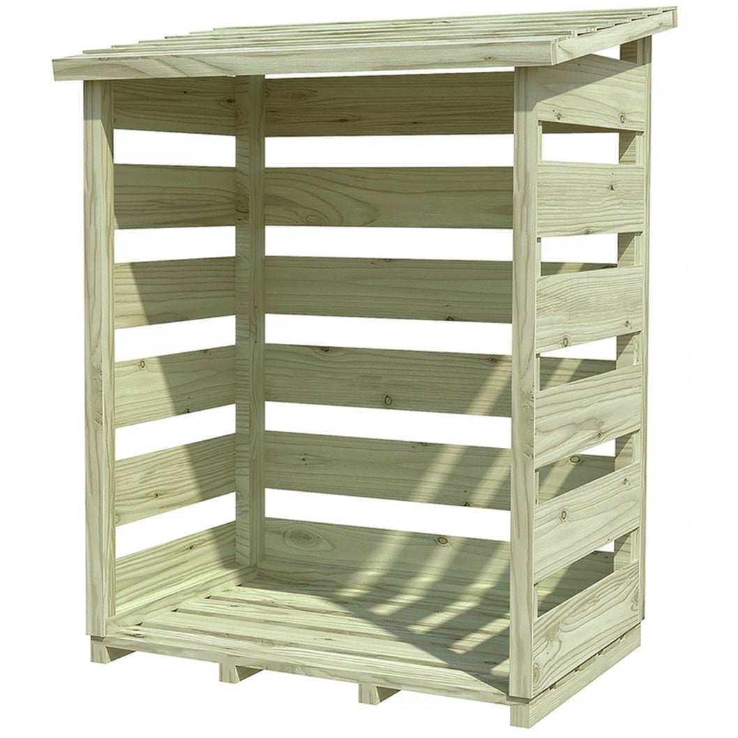 Shire 2 x 3ft Pressure Treated Log Store - JJ Building Materials