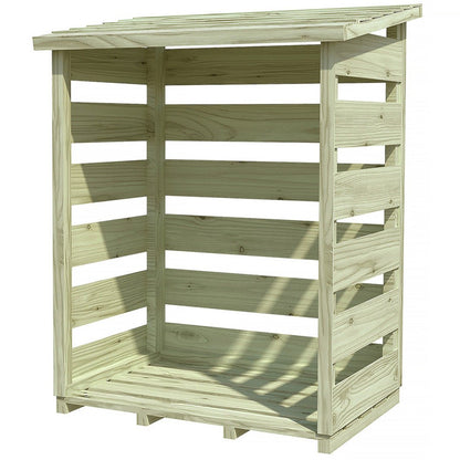 Shire 2 x 3ft Pressure Treated Log Store - JJ Building Materials
