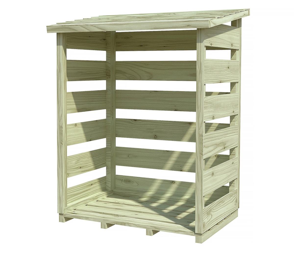 Shire 2 x 3ft Pressure Treated Log Store - JJ Building Materials