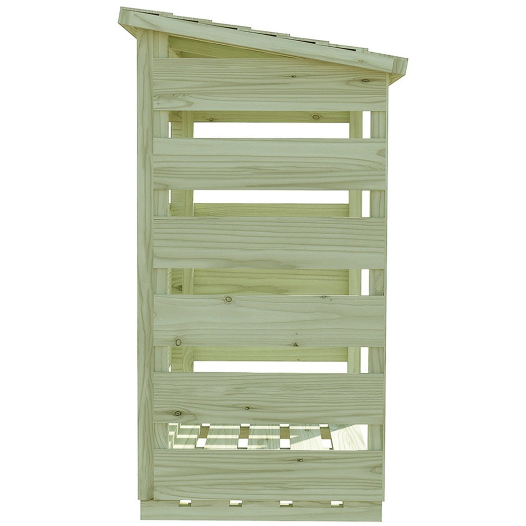 Shire 2 x 3ft Pressure Treated Log Store - JJ Building Materials