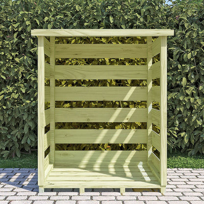 Shire 2 x 3ft Pressure Treated Log Store - JJ Building Materials