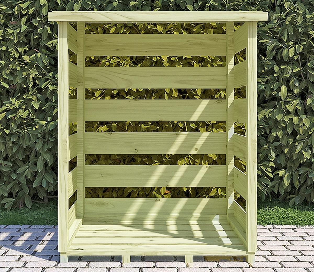 Shire 2 x 3ft Pressure Treated Log Store - JJ Building Materials