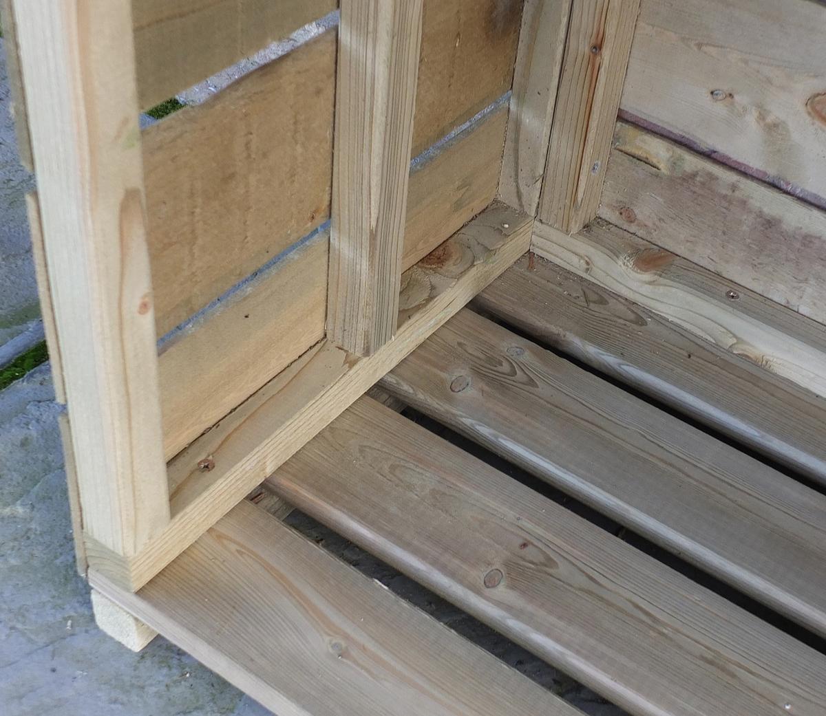 Shire 2.1 x 5.1ft Tall Sawn Wall Log Store - JJ Building Materials
