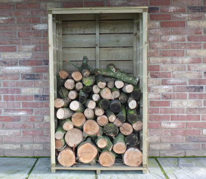 Shire 2.1 x 5.1ft Tall Sawn Wall Log Store - JJ Building Materials