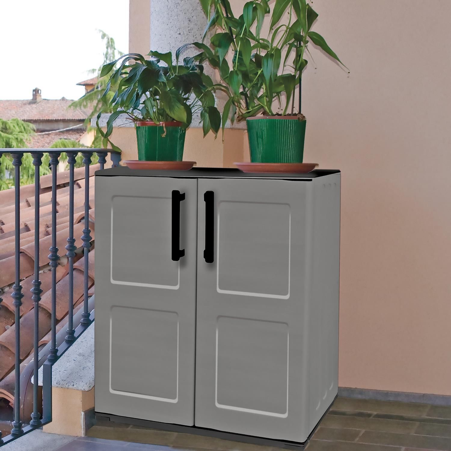 Shire 2.3 x 2.9ft Mid Storage Cupboard with Shelves - JJ Building Materials