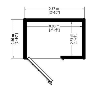 Shire 3 x 2ft Shiplap Tool Shed - JJ Building Materials