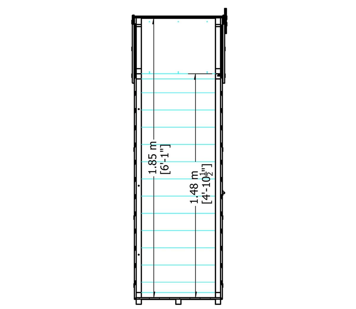 Shire 3 x 2ft Shiplap Tool Shed - JJ Building Materials