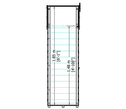 Shire 3 x 2ft Shiplap Tool Shed - JJ Building Materials