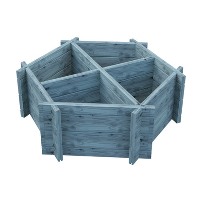 Shire 4 Segments Hexagonal Planter - JJ Building Materials