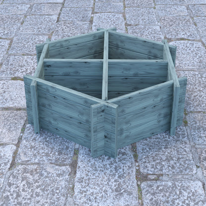 Shire 4 Segments Hexagonal Planter - JJ Building Materials