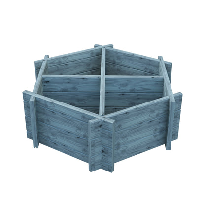 Shire 4 Segments Hexagonal Planter - JJ Building Materials
