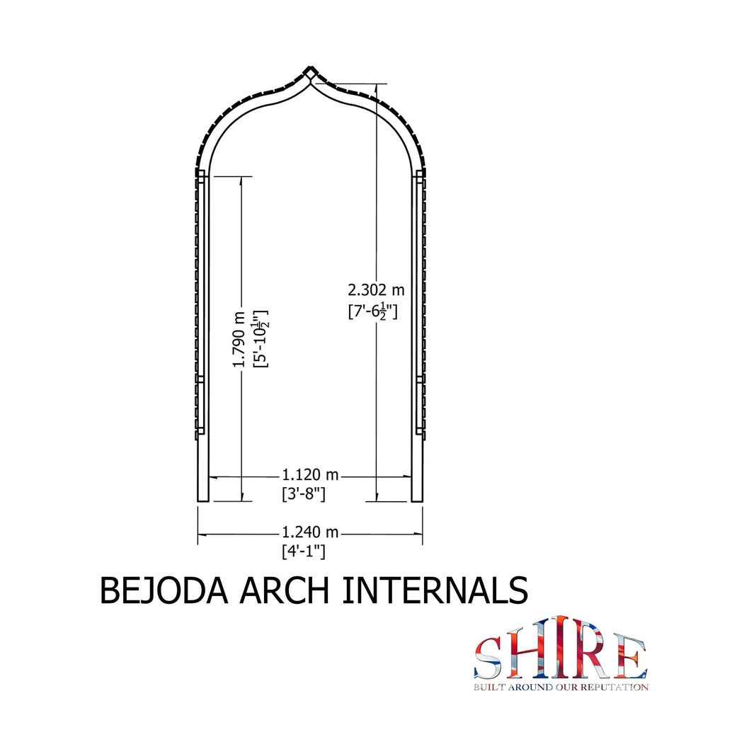 Shire 4 x 2ft Bejoda Arch - JJ Building Materials