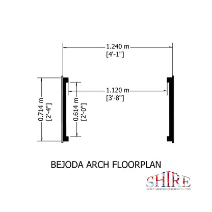 Shire 4 x 2ft Bejoda Arch - JJ Building Materials