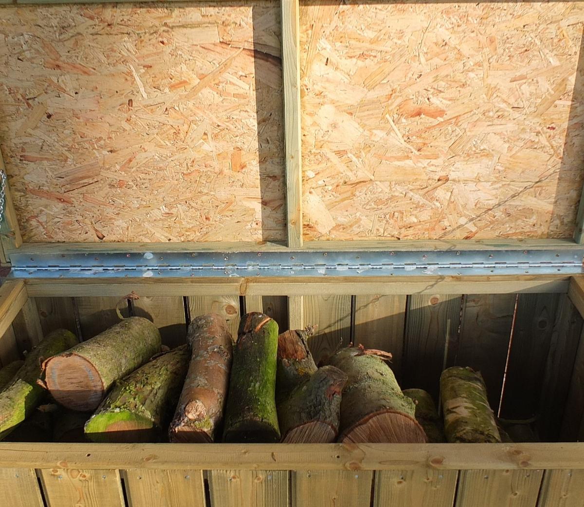 Shire 4 x 2ft Planed Timber Log Box - JJ Building Materials