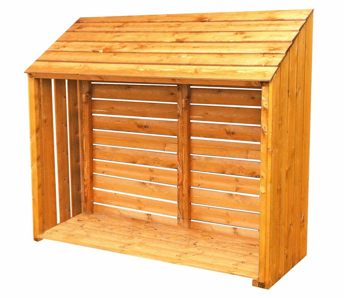 Shire 4.1 x 1.1ft Small Log Store - JJ Building Materials