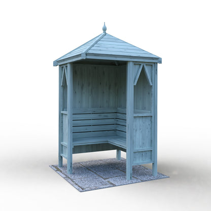 Shire 4x4ft Honeysuckle Corner Arbour - JJ Building Materials