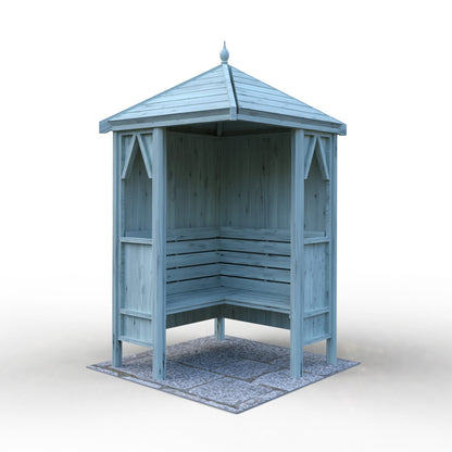 Shire 4x4ft Honeysuckle Corner Arbour - JJ Building Materials