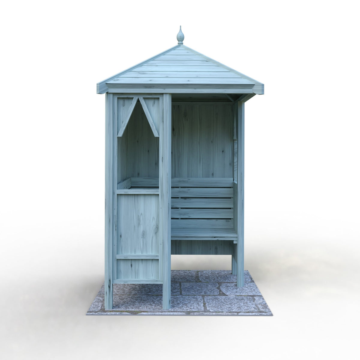 Shire 4x4ft Honeysuckle Corner Arbour - JJ Building Materials