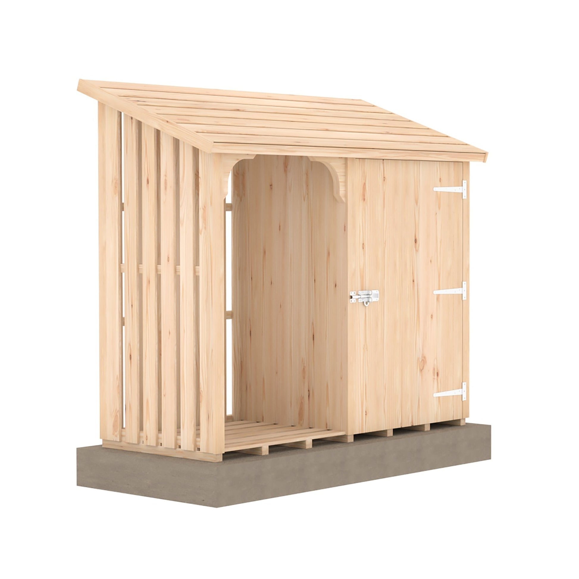 Shire 5 x 2ft Country Log and Tool Store - JJ Building Materials