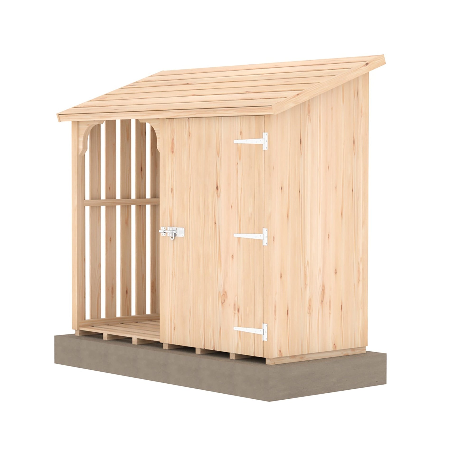 Shire 5 x 2ft Country Log and Tool Store - JJ Building Materials