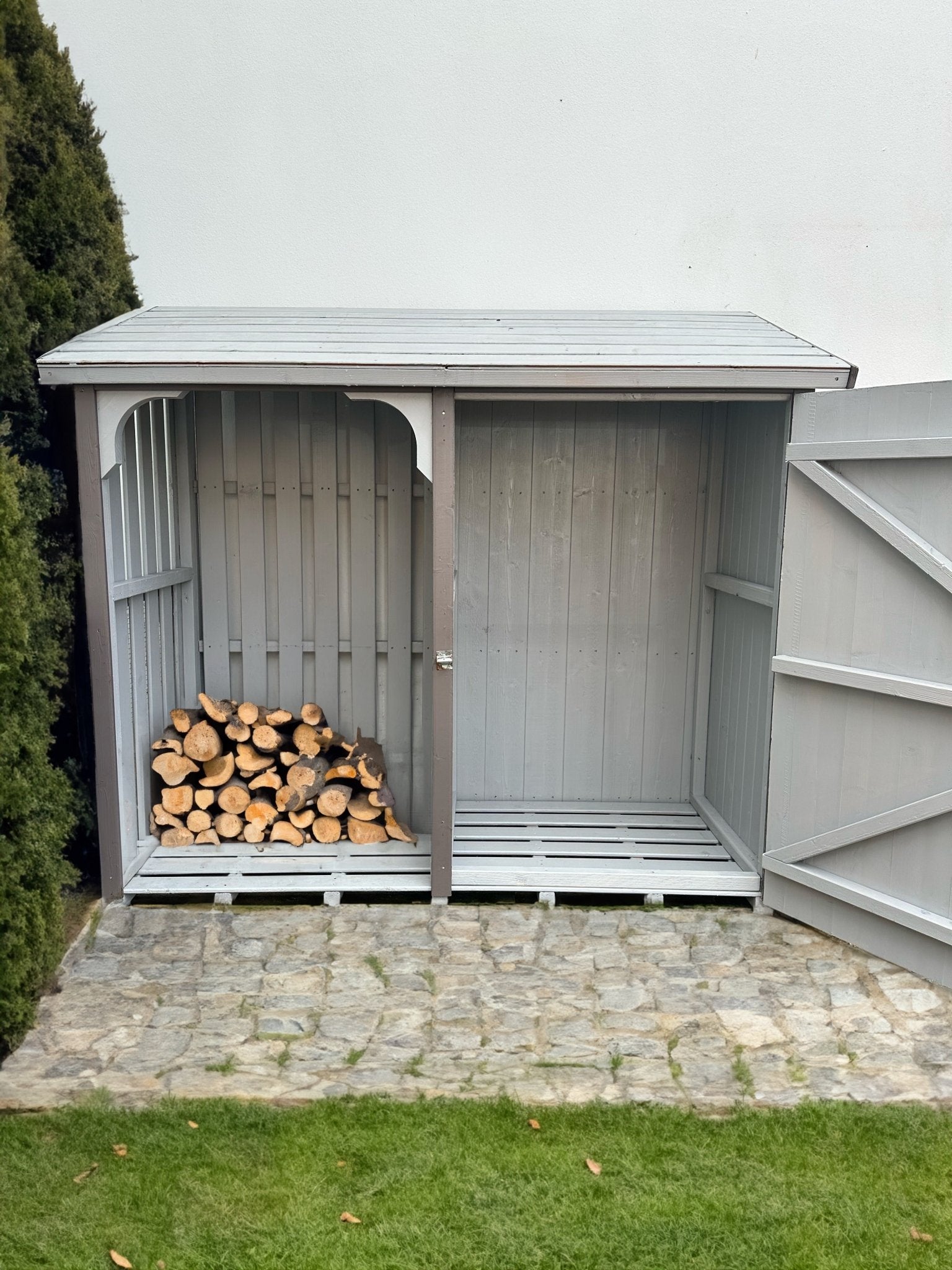 Shire 5 x 2ft Country Log and Tool Store - JJ Building Materials