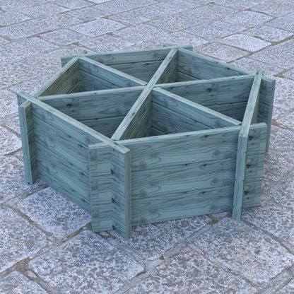 Shire 6 Segments Hexagonal Planter - JJ Building Materials