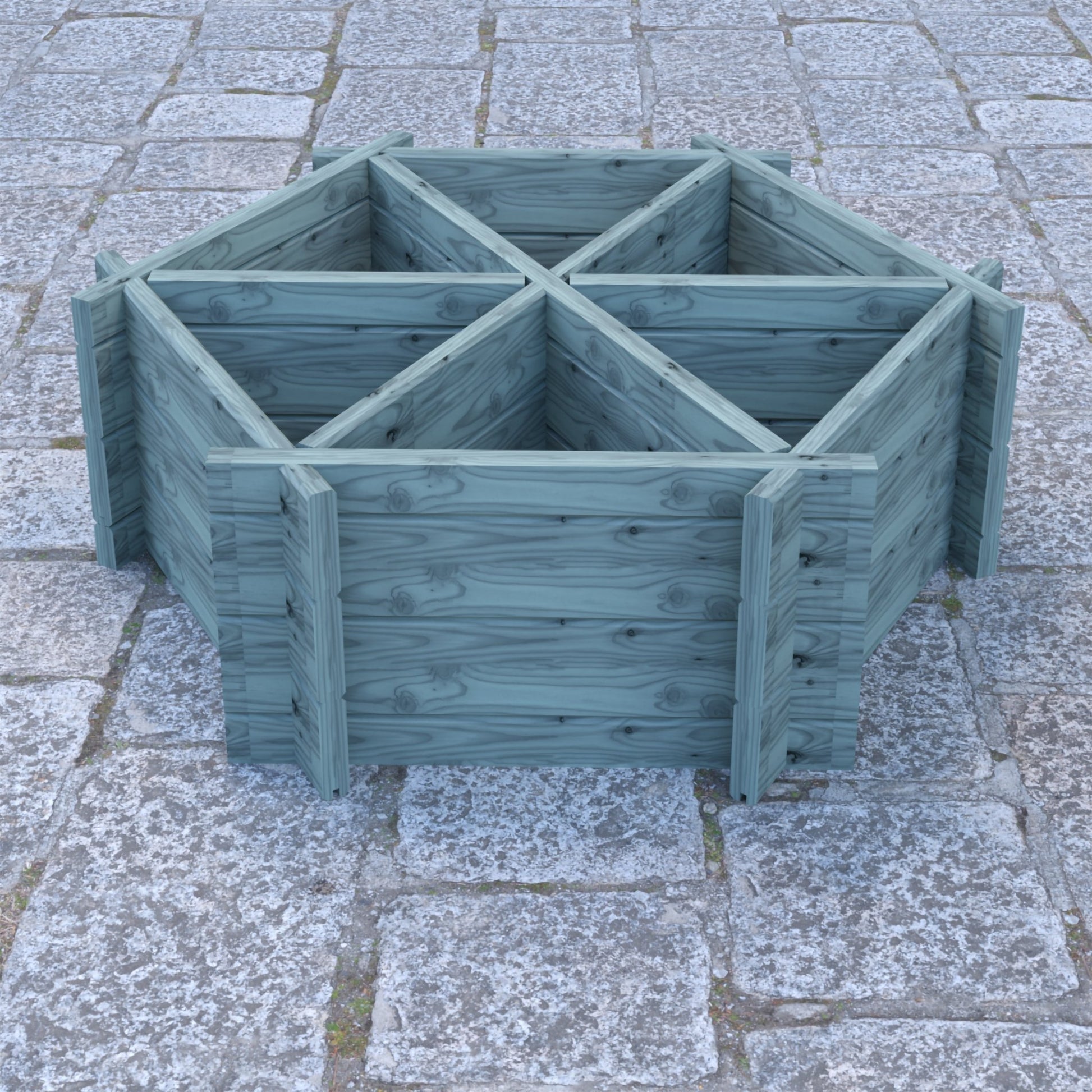 Shire 6 Segments Hexagonal Planter - JJ Building Materials