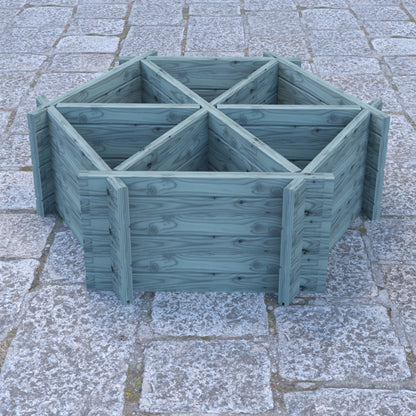 Shire 6 Segments Hexagonal Planter - JJ Building Materials