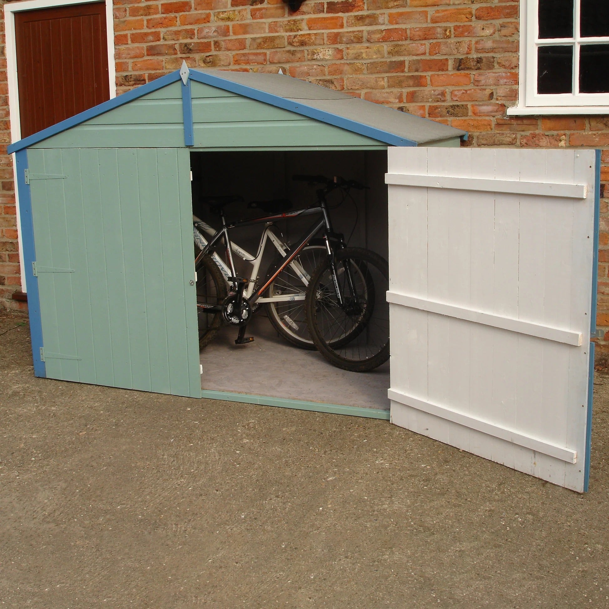 Shire 6 x 3ft Double Door Shiplap Apex Bike Shed - JJ Building Materials