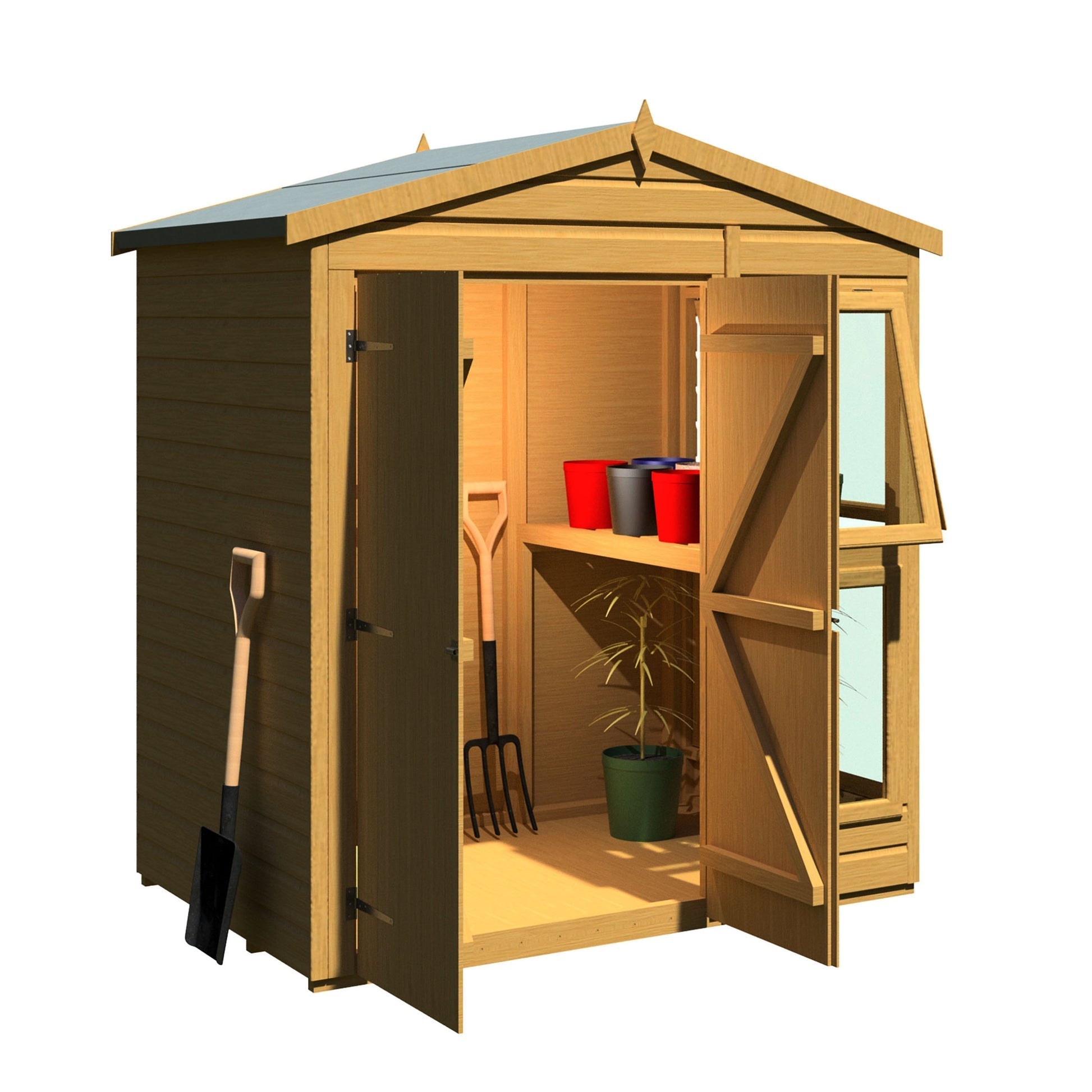 Shire 6 x 4ft Sun Hut - JJ Building Materials
