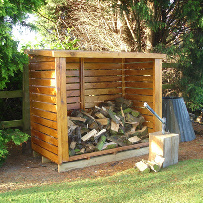 Shire 6.7 x 4.3ft Large Heavy Duty Log Store - JJ Building Materials