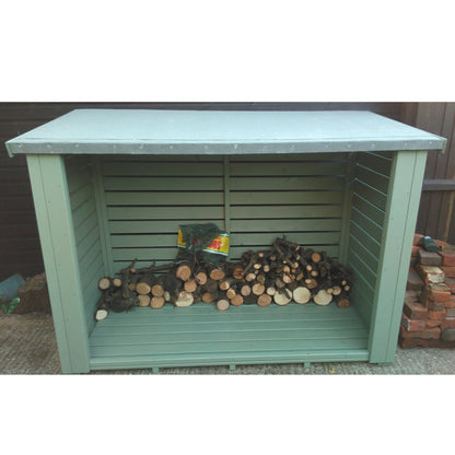 Shire 6.7 x 4.3ft Large Heavy Duty Log Store - JJ Building Materials