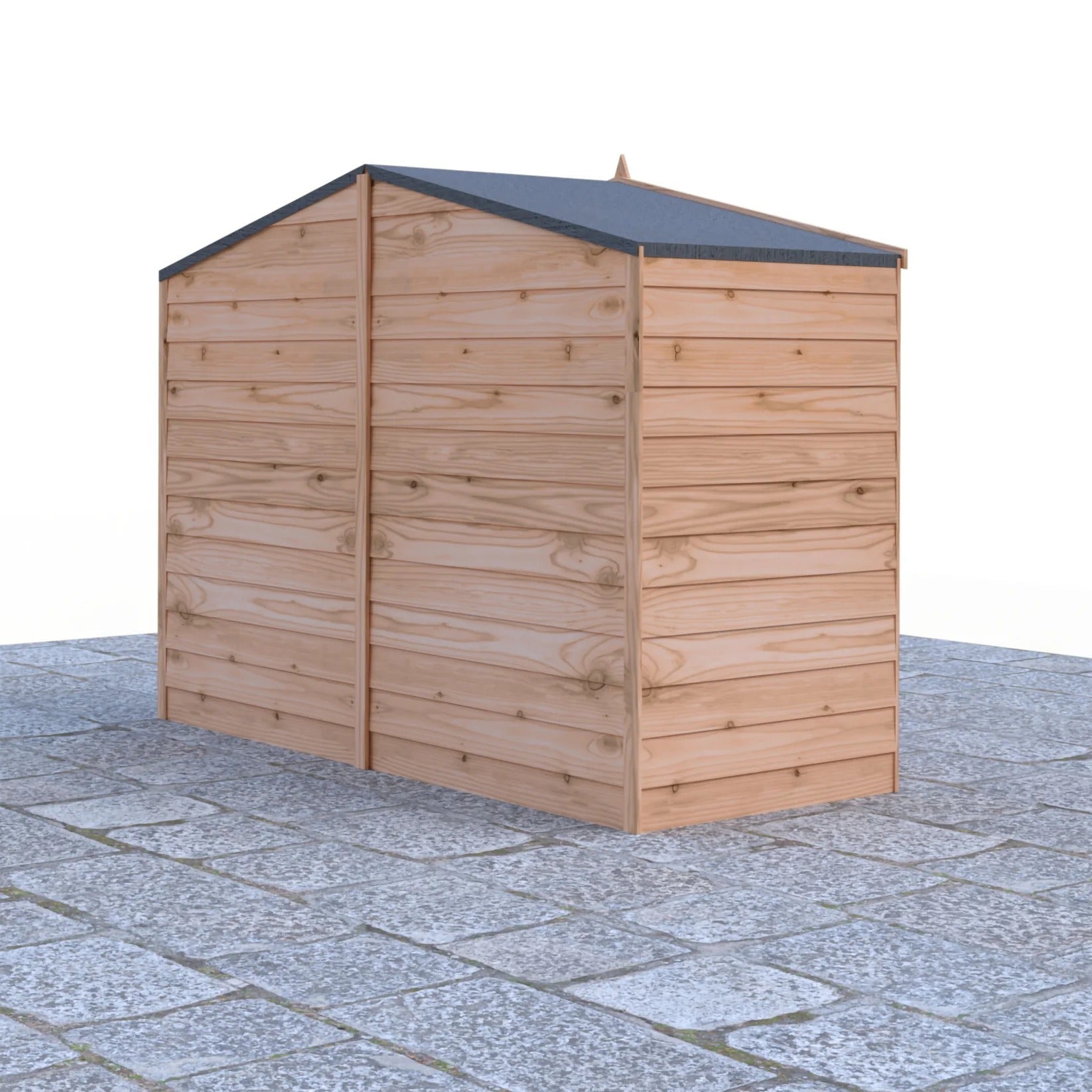 Shire 7 x 3ft Double Door Overlap Apex Bike Shed - JJ Building Materials