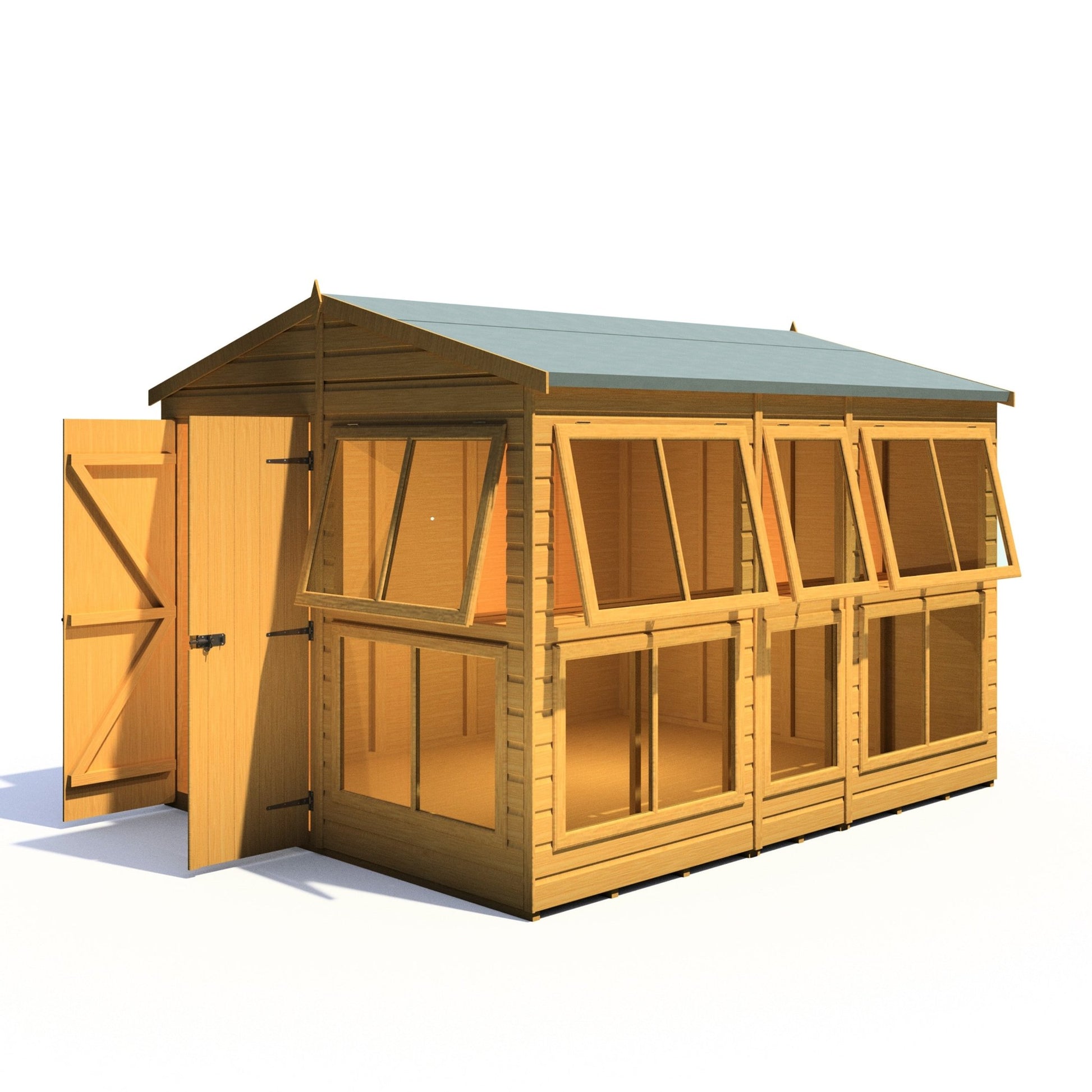 Shire 8 x 10ft Sun Hut Potting Shed - JJ Building Materials