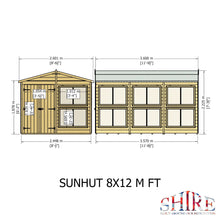 Shire 8 x 12ft Sun Hut - JJ Building Materials