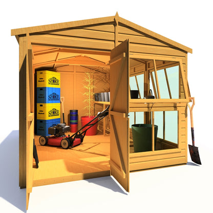 Shire 8 x 12ft Sun Hut - JJ Building Materials