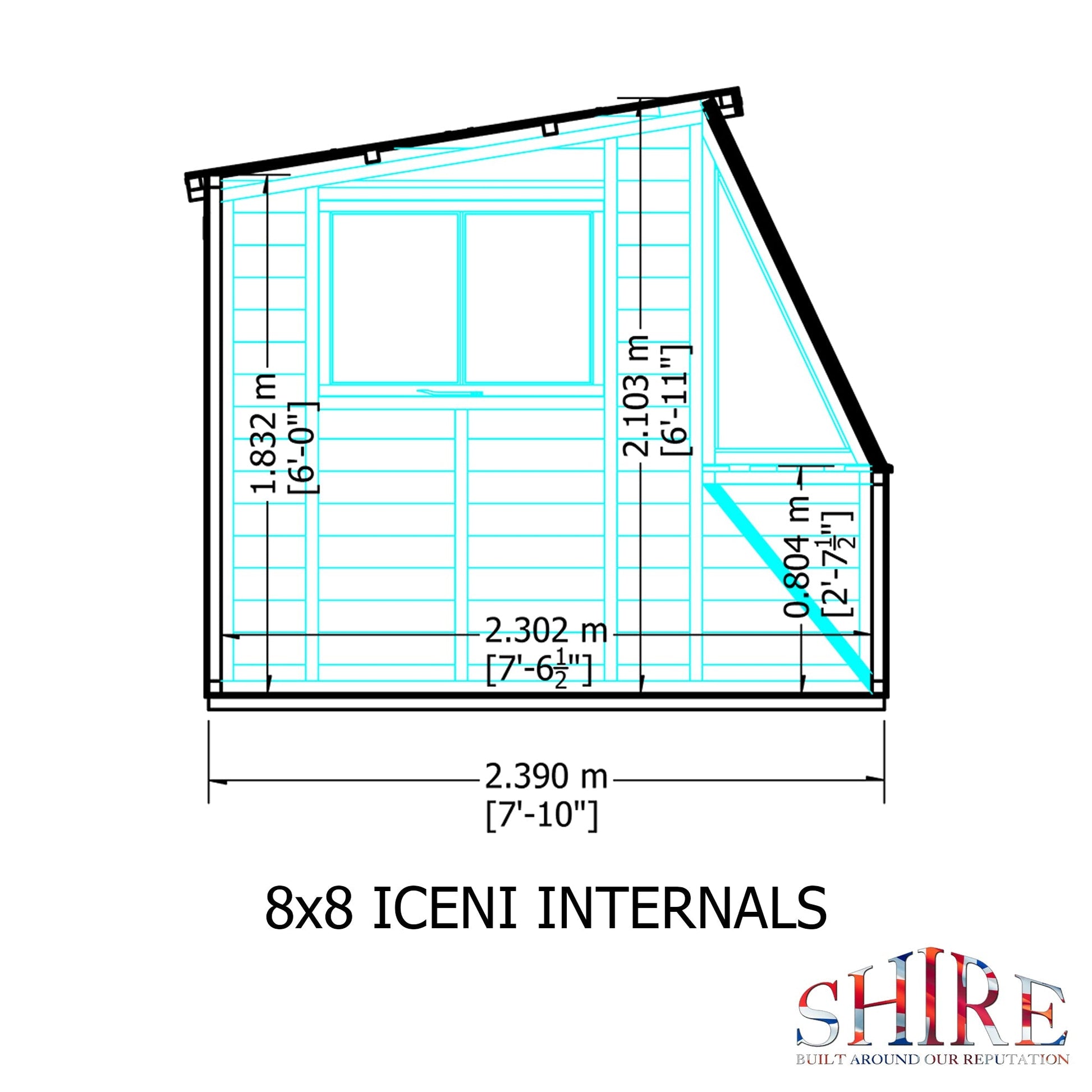 Shire 8 x 6ft Style A Shiplap Potting Shed - JJ Building Materials