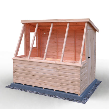 Shire 8 x 6ft Style B Shiplap Potting Shed - JJ Building Materials