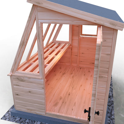 Shire 8 x 6ft Style B Shiplap Potting Shed - JJ Building Materials